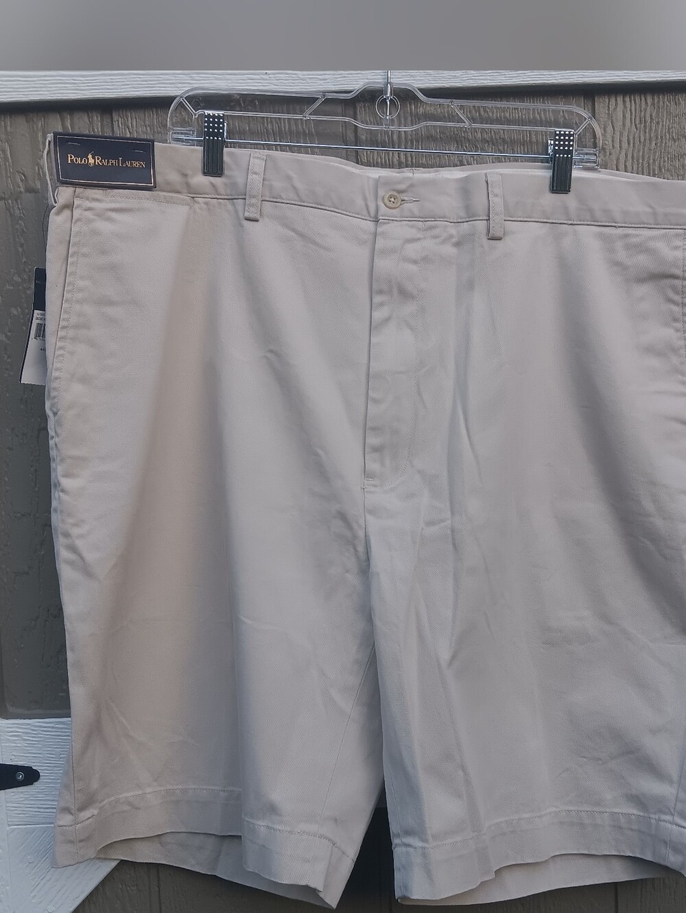 POLO RALPH LAUREN NWT Big & Tall Light  Khaki Chino Style Shorts Size 44 B